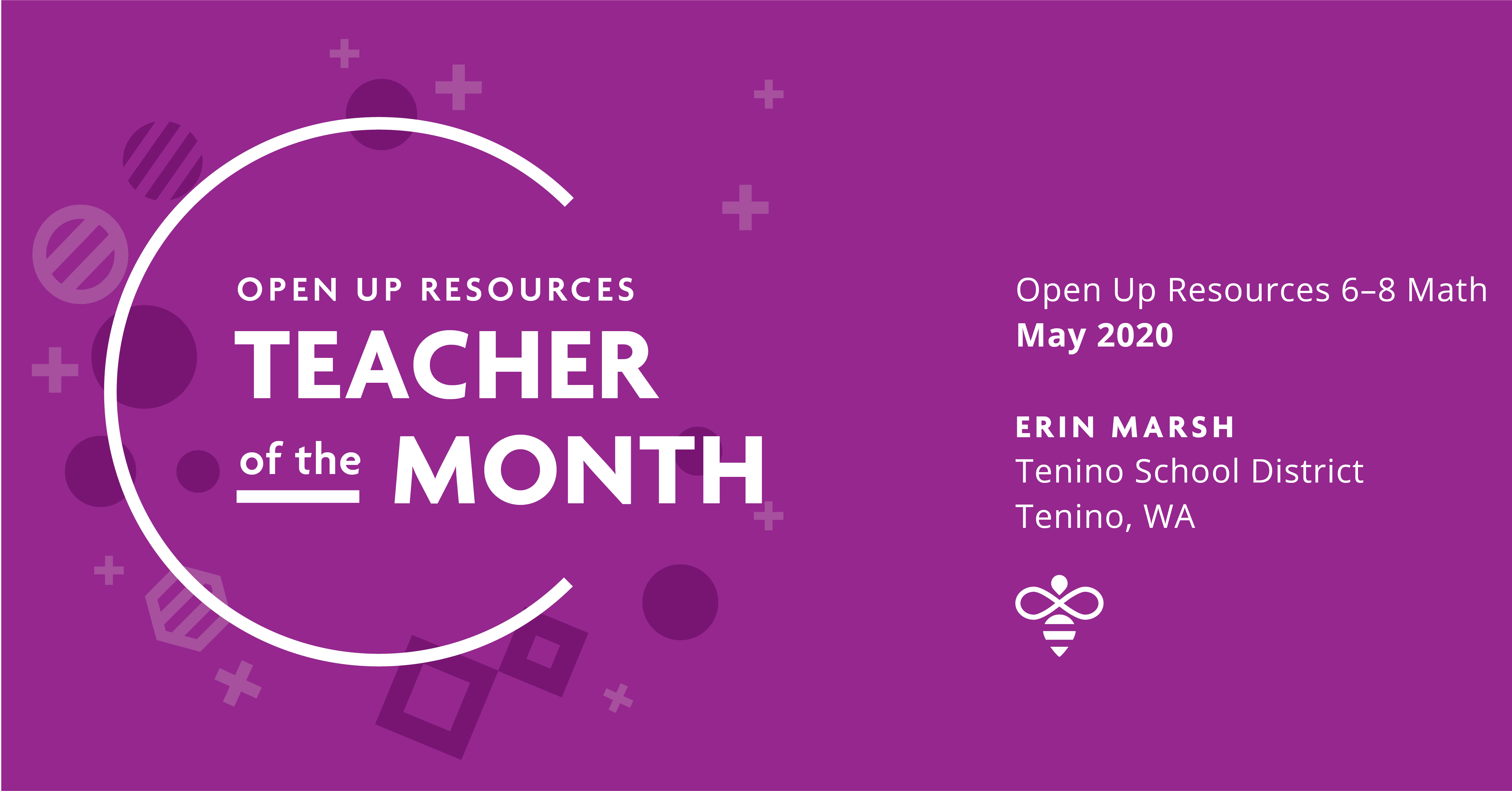 Open Up Resources 68 Math Teacher of the Month Erin Marsh
